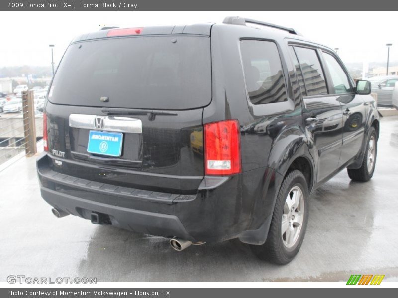 Formal Black / Gray 2009 Honda Pilot EX-L