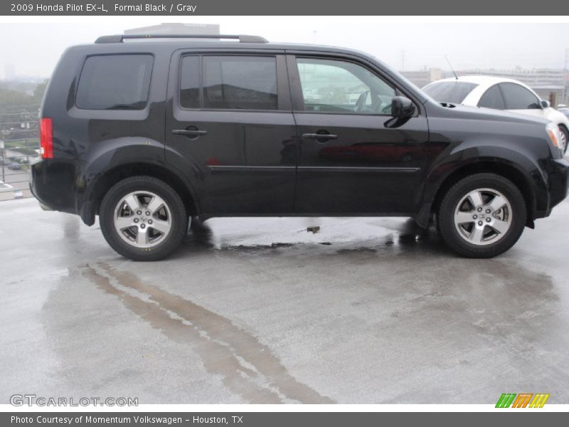 Formal Black / Gray 2009 Honda Pilot EX-L