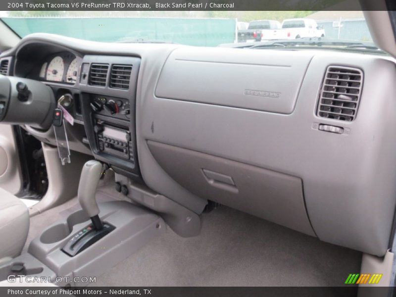 Black Sand Pearl / Charcoal 2004 Toyota Tacoma V6 PreRunner TRD Xtracab