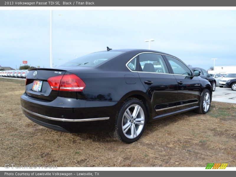 Black / Titan Black 2013 Volkswagen Passat TDI SE