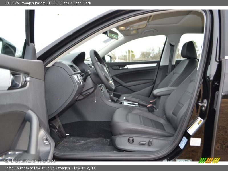 Black / Titan Black 2013 Volkswagen Passat TDI SE