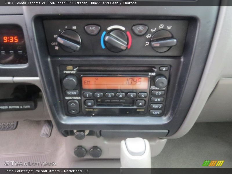 Black Sand Pearl / Charcoal 2004 Toyota Tacoma V6 PreRunner TRD Xtracab