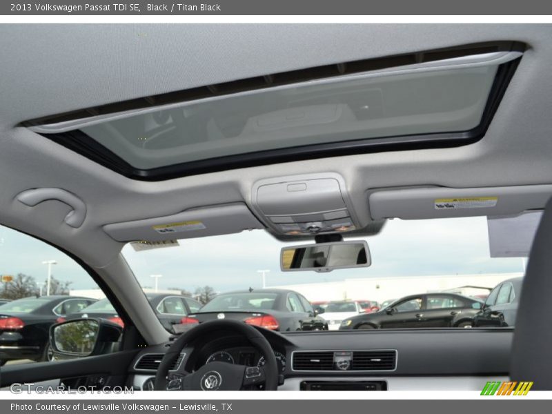 Black / Titan Black 2013 Volkswagen Passat TDI SE