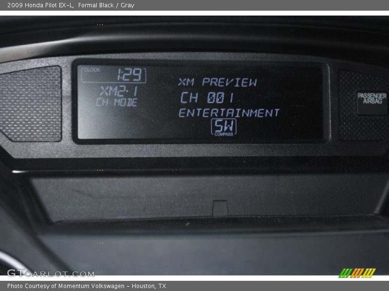 Formal Black / Gray 2009 Honda Pilot EX-L