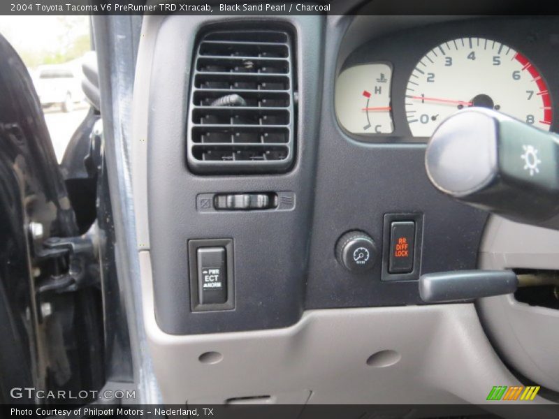 Black Sand Pearl / Charcoal 2004 Toyota Tacoma V6 PreRunner TRD Xtracab