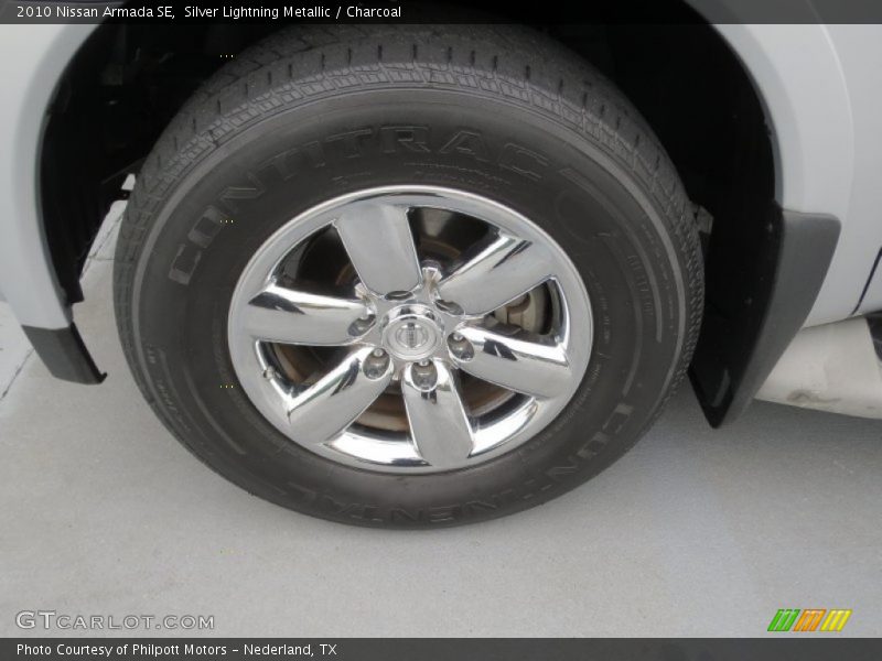 Silver Lightning Metallic / Charcoal 2010 Nissan Armada SE