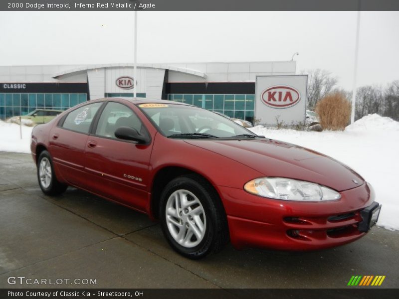 Inferno Red Metallic / Agate 2000 Dodge Intrepid