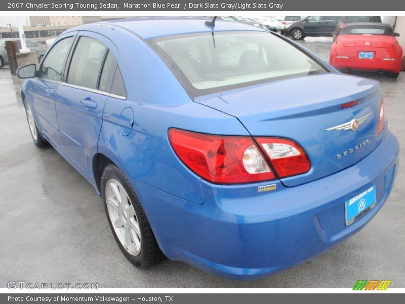Marathon Blue Pearl / Dark Slate Gray/Light Slate Gray 2007 Chrysler Sebring Touring Sedan