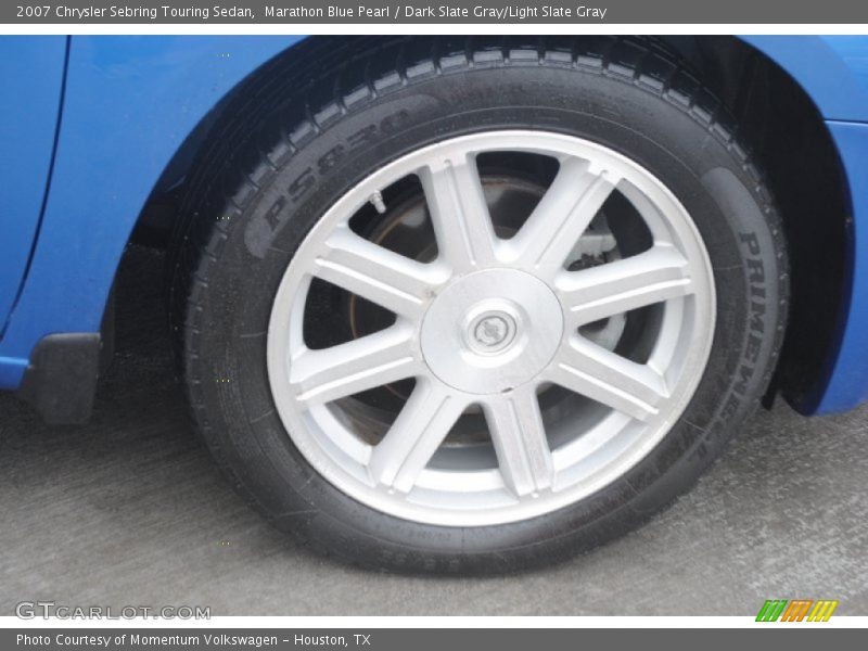 Marathon Blue Pearl / Dark Slate Gray/Light Slate Gray 2007 Chrysler Sebring Touring Sedan