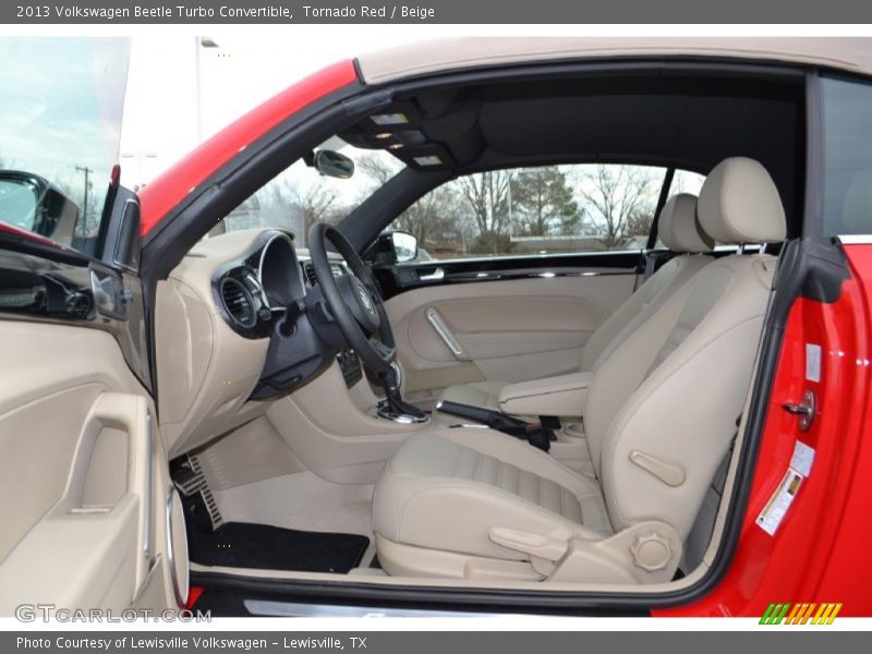  2013 Beetle Turbo Convertible Beige Interior