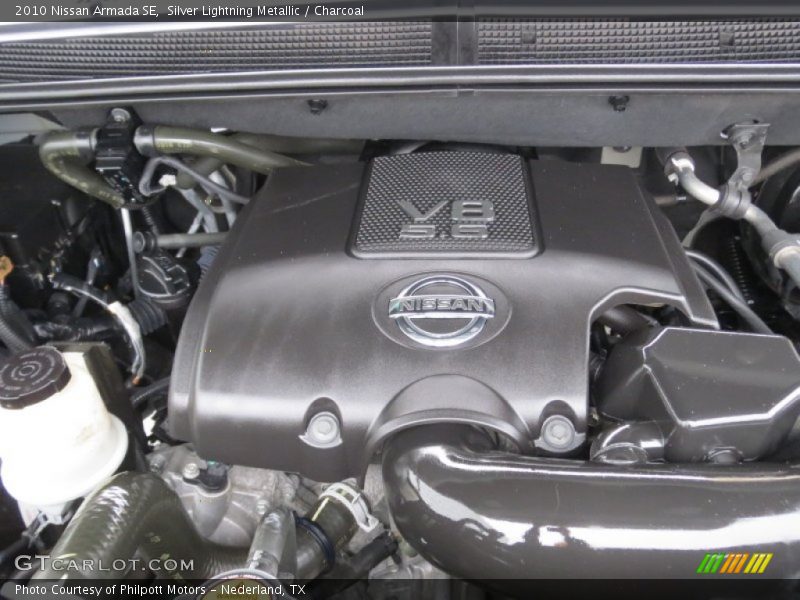 Silver Lightning Metallic / Charcoal 2010 Nissan Armada SE