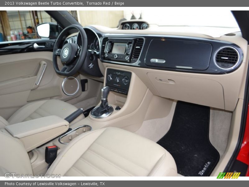 Dashboard of 2013 Beetle Turbo Convertible
