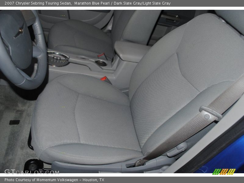 Marathon Blue Pearl / Dark Slate Gray/Light Slate Gray 2007 Chrysler Sebring Touring Sedan