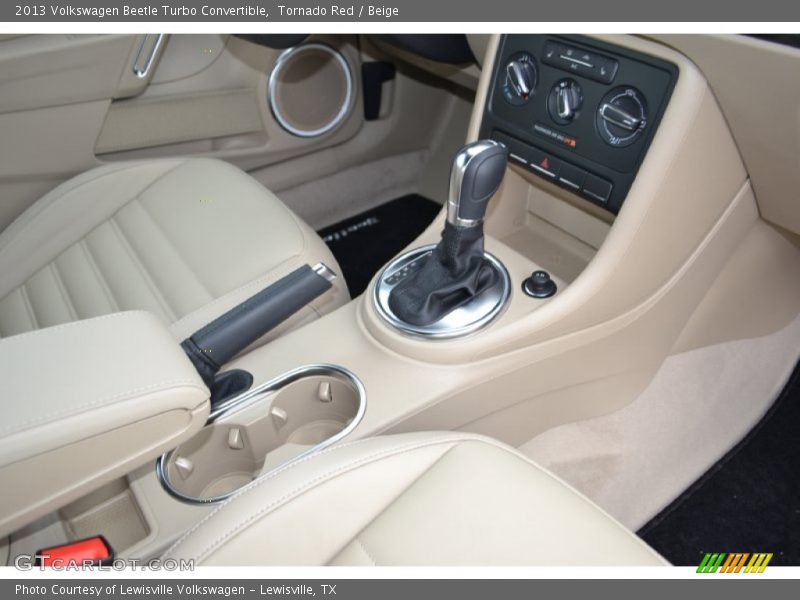Tornado Red / Beige 2013 Volkswagen Beetle Turbo Convertible