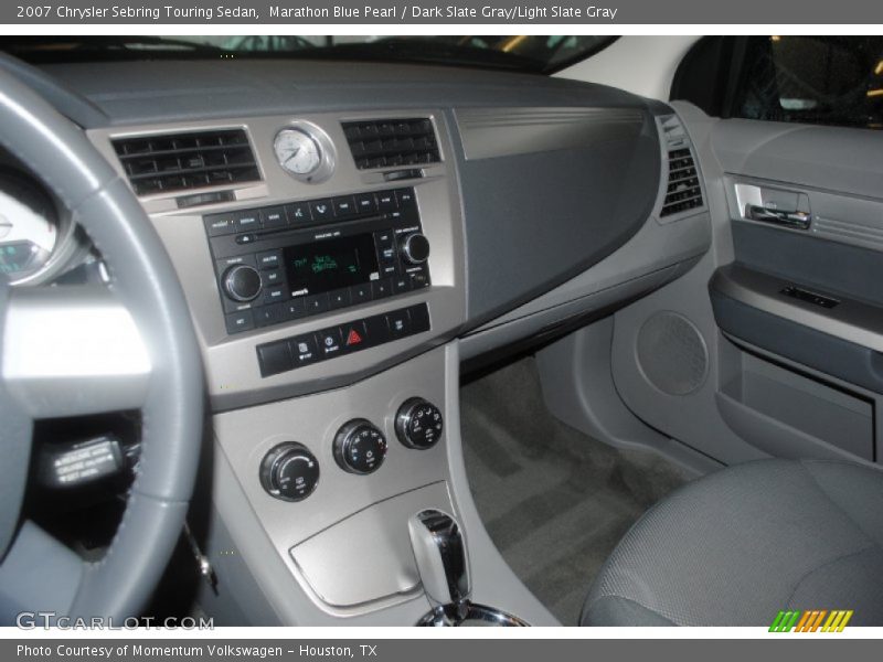 Marathon Blue Pearl / Dark Slate Gray/Light Slate Gray 2007 Chrysler Sebring Touring Sedan