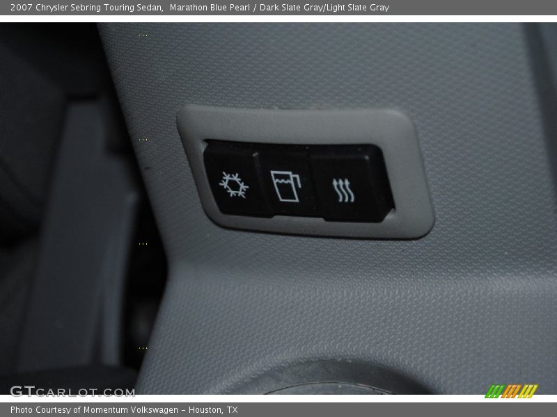 Marathon Blue Pearl / Dark Slate Gray/Light Slate Gray 2007 Chrysler Sebring Touring Sedan