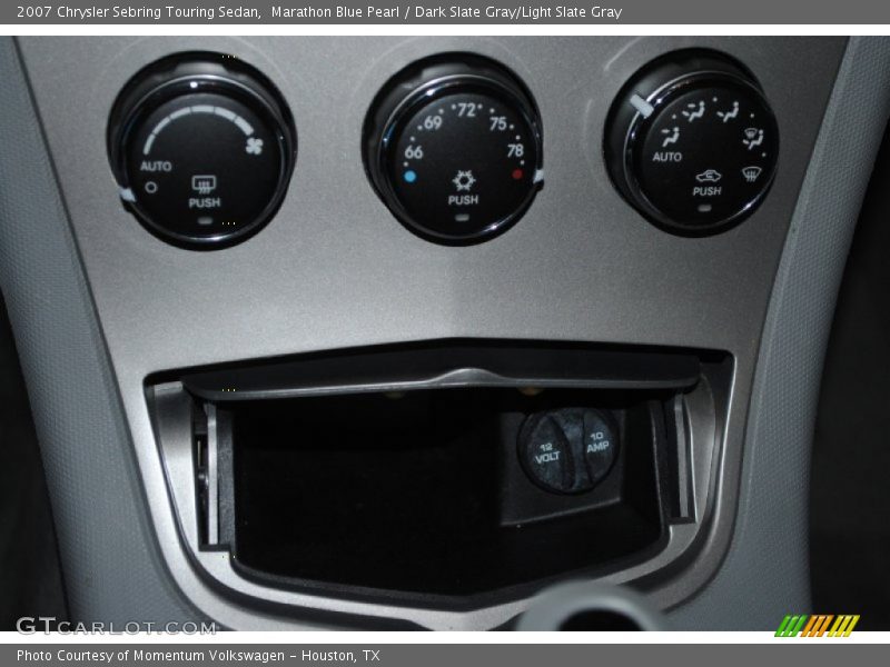 Marathon Blue Pearl / Dark Slate Gray/Light Slate Gray 2007 Chrysler Sebring Touring Sedan
