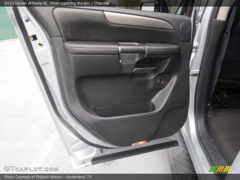 Silver Lightning Metallic / Charcoal 2010 Nissan Armada SE