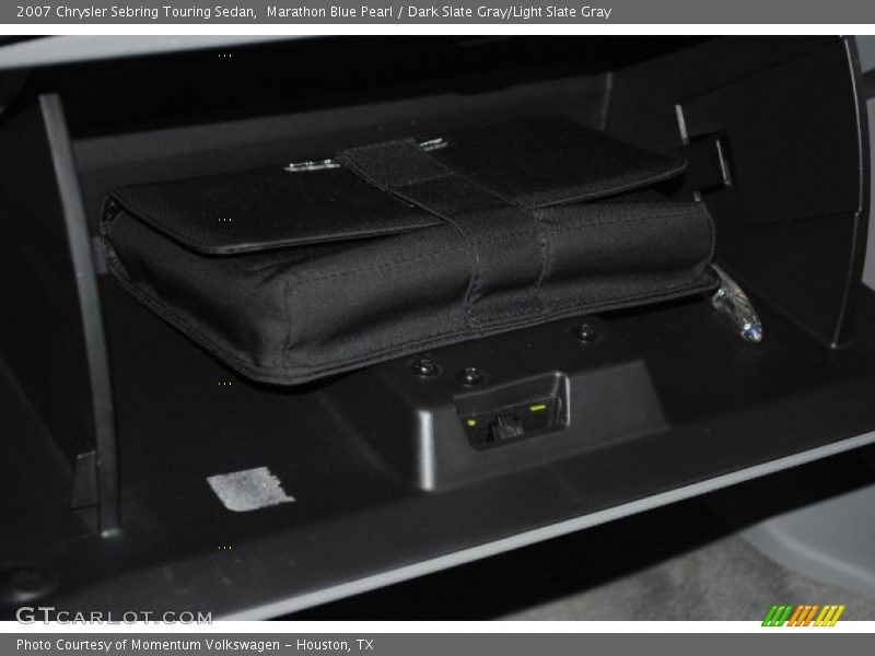 Marathon Blue Pearl / Dark Slate Gray/Light Slate Gray 2007 Chrysler Sebring Touring Sedan