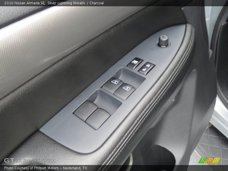 Silver Lightning Metallic / Charcoal 2010 Nissan Armada SE