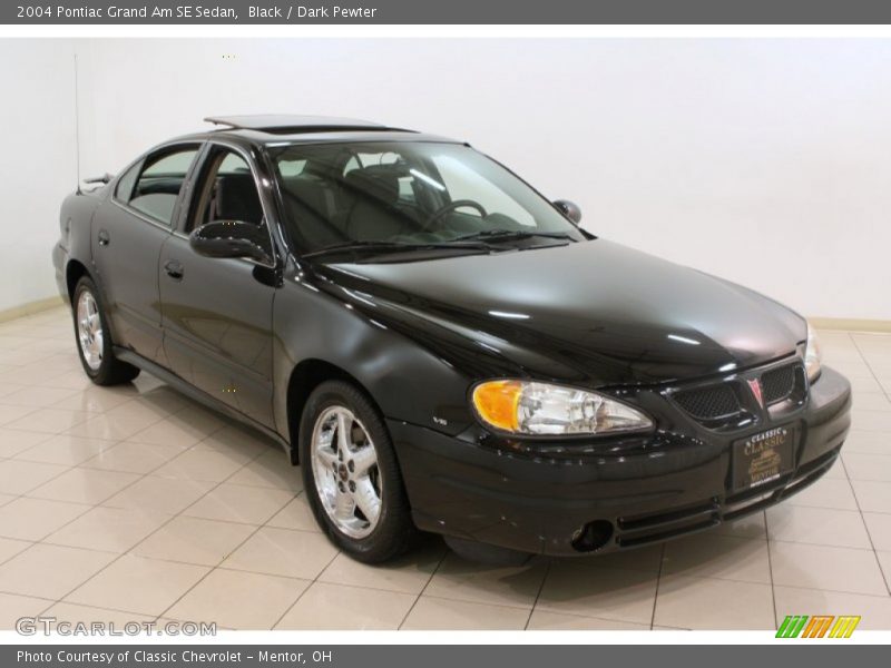 Black / Dark Pewter 2004 Pontiac Grand Am SE Sedan