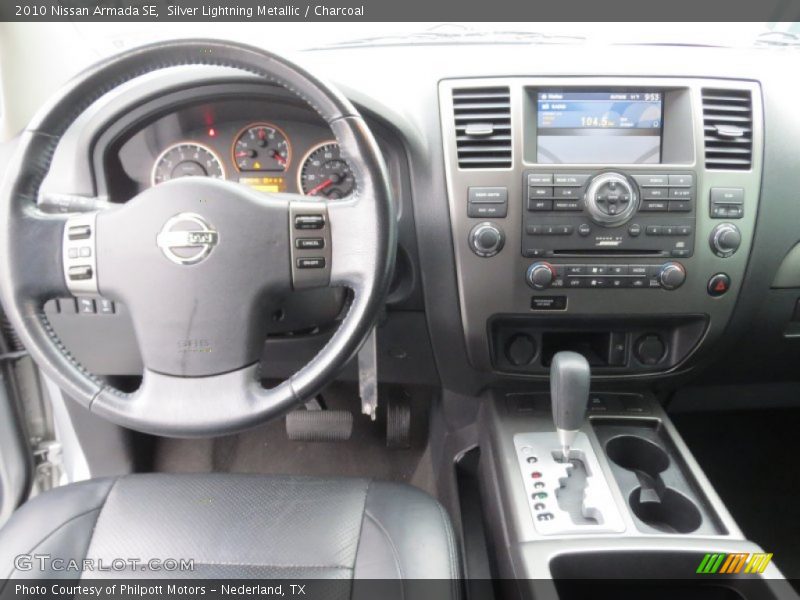 Silver Lightning Metallic / Charcoal 2010 Nissan Armada SE