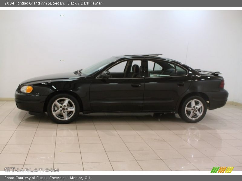 Black / Dark Pewter 2004 Pontiac Grand Am SE Sedan