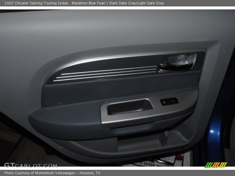 Marathon Blue Pearl / Dark Slate Gray/Light Slate Gray 2007 Chrysler Sebring Touring Sedan