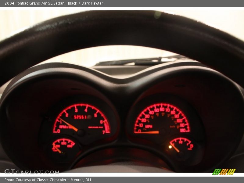 Black / Dark Pewter 2004 Pontiac Grand Am SE Sedan
