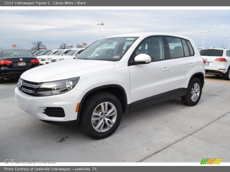 Candy White / Black 2013 Volkswagen Tiguan S
