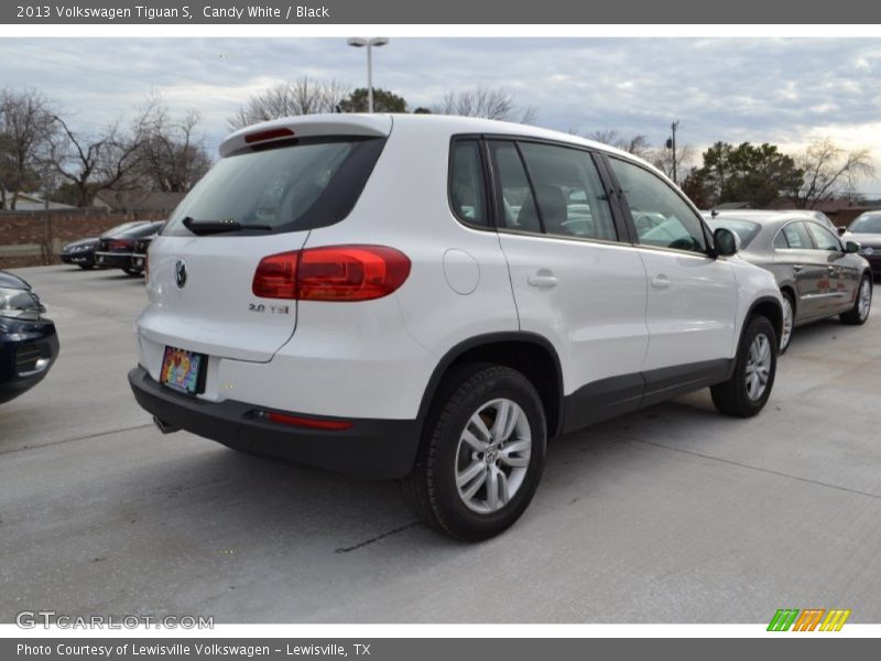 Candy White / Black 2013 Volkswagen Tiguan S