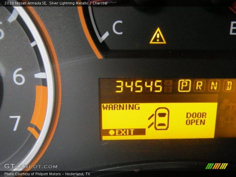 Silver Lightning Metallic / Charcoal 2010 Nissan Armada SE