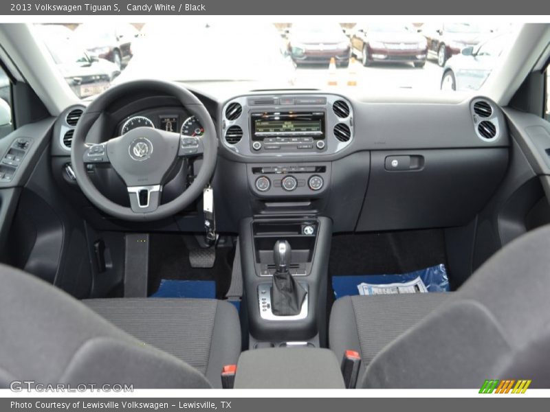 Candy White / Black 2013 Volkswagen Tiguan S