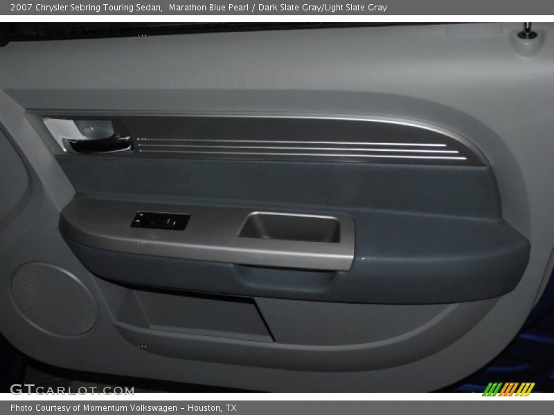 Marathon Blue Pearl / Dark Slate Gray/Light Slate Gray 2007 Chrysler Sebring Touring Sedan
