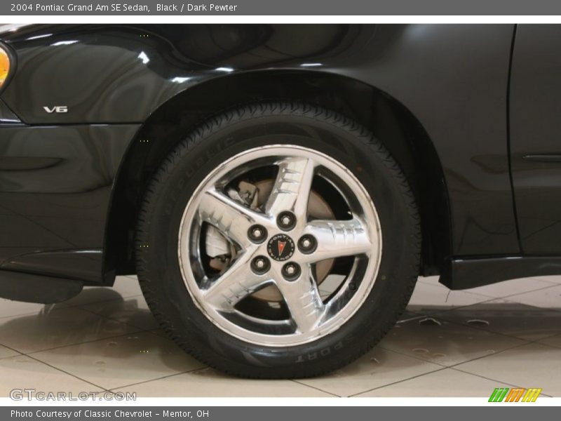 Black / Dark Pewter 2004 Pontiac Grand Am SE Sedan