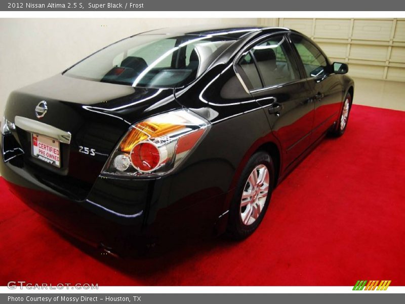 Super Black / Frost 2012 Nissan Altima 2.5 S