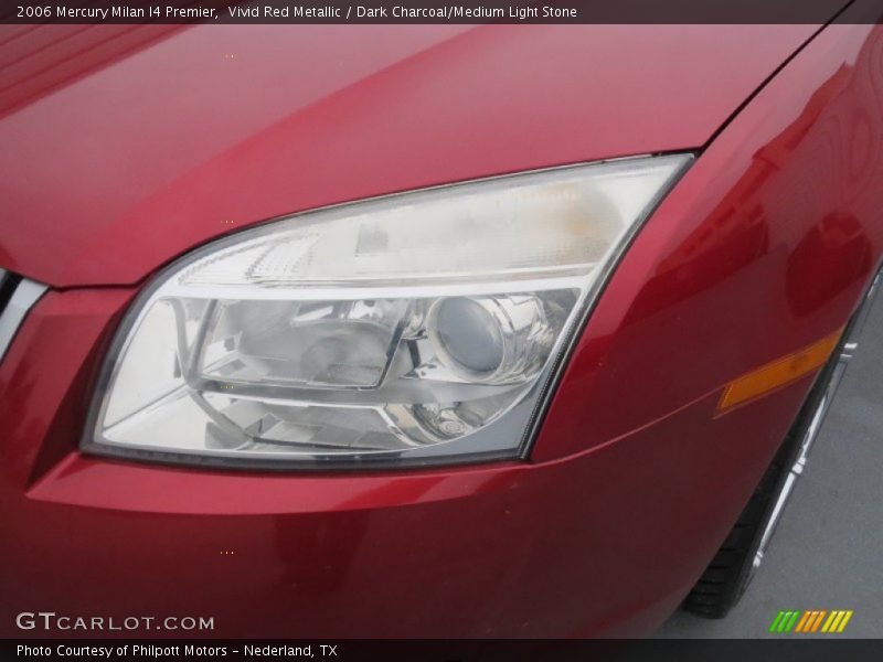 Vivid Red Metallic / Dark Charcoal/Medium Light Stone 2006 Mercury Milan I4 Premier