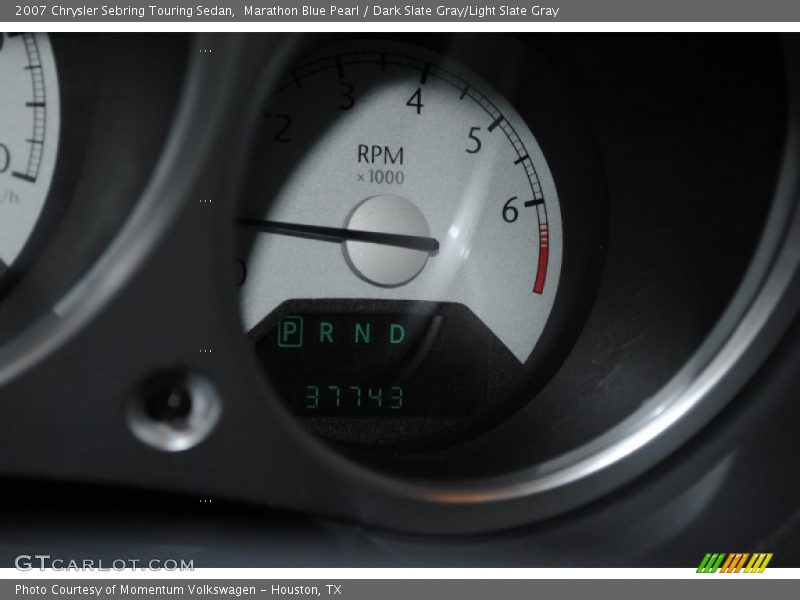 Marathon Blue Pearl / Dark Slate Gray/Light Slate Gray 2007 Chrysler Sebring Touring Sedan