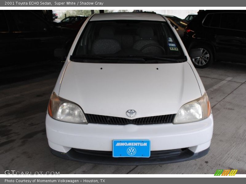 Super White / Shadow Gray 2001 Toyota ECHO Sedan