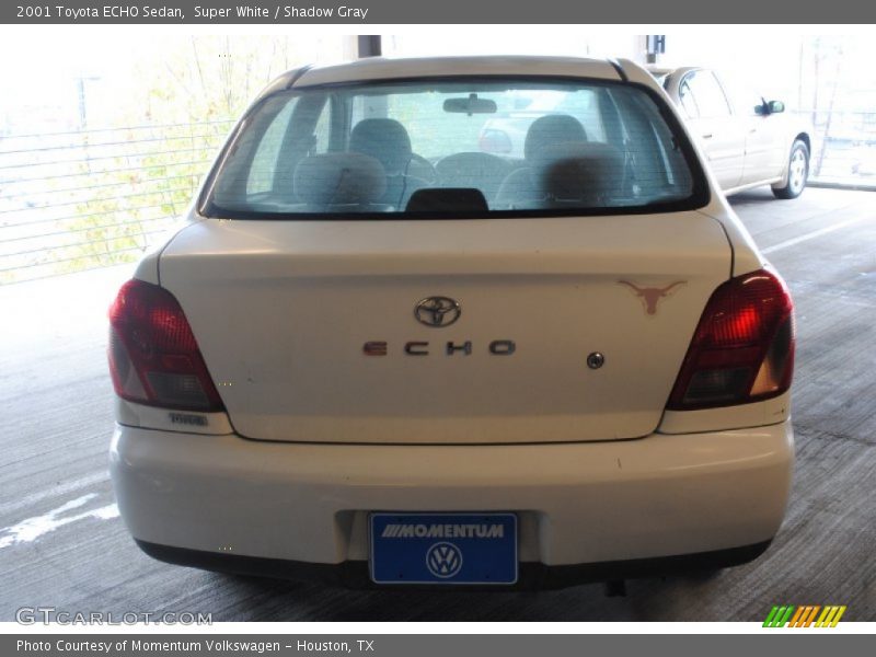 Super White / Shadow Gray 2001 Toyota ECHO Sedan