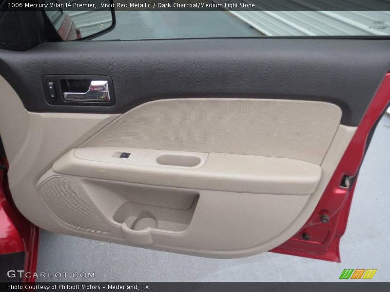 Vivid Red Metallic / Dark Charcoal/Medium Light Stone 2006 Mercury Milan I4 Premier