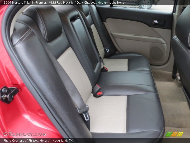 Vivid Red Metallic / Dark Charcoal/Medium Light Stone 2006 Mercury Milan I4 Premier