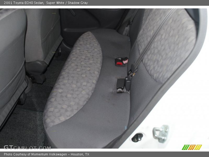 Super White / Shadow Gray 2001 Toyota ECHO Sedan