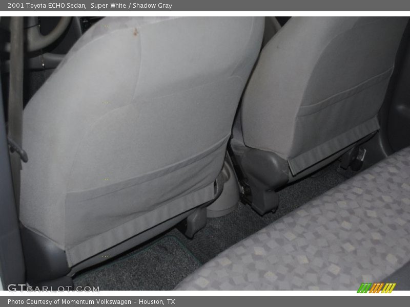 Super White / Shadow Gray 2001 Toyota ECHO Sedan