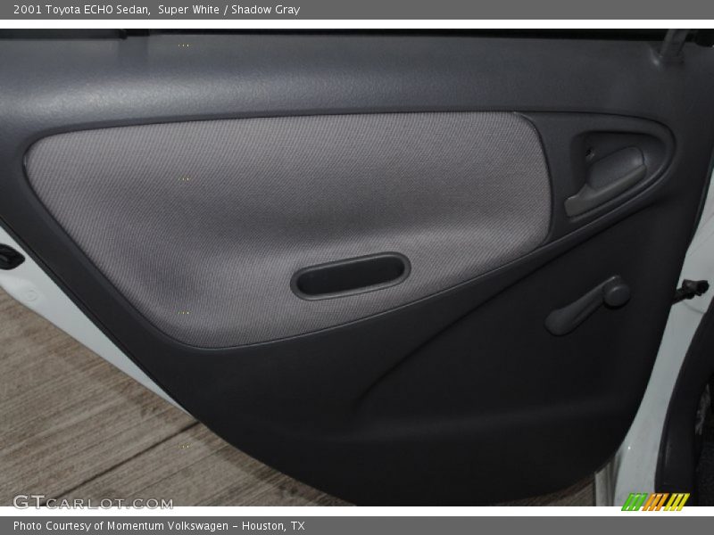 Super White / Shadow Gray 2001 Toyota ECHO Sedan