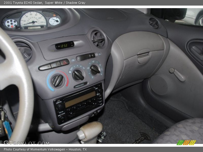 Super White / Shadow Gray 2001 Toyota ECHO Sedan