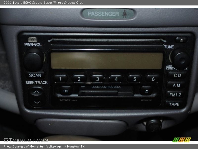 Super White / Shadow Gray 2001 Toyota ECHO Sedan