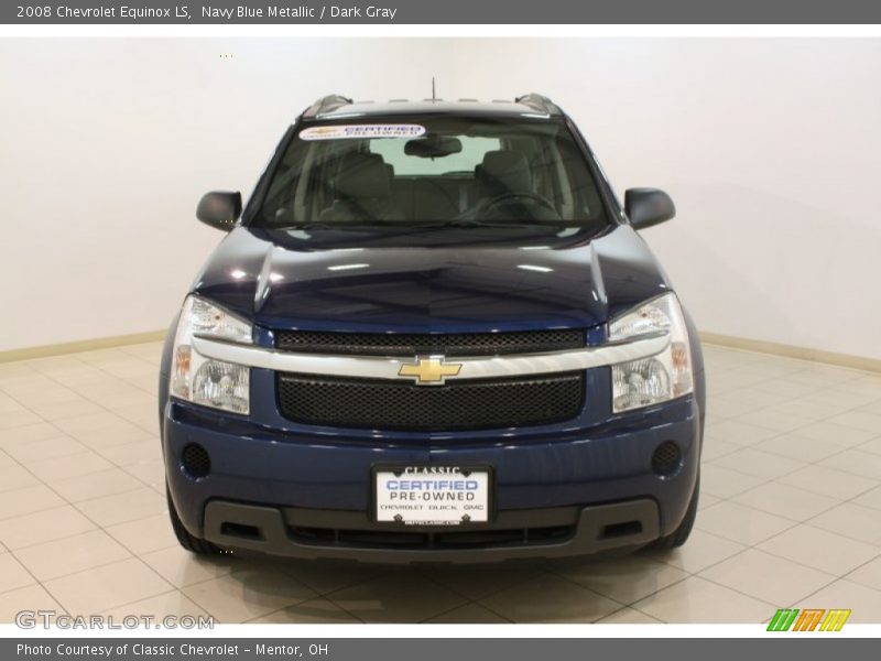 Navy Blue Metallic / Dark Gray 2008 Chevrolet Equinox LS