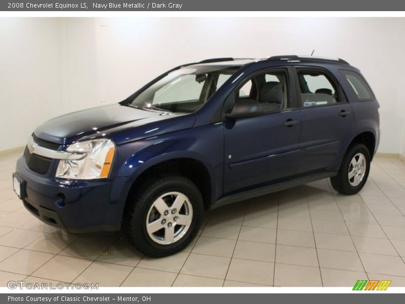 Navy Blue Metallic / Dark Gray 2008 Chevrolet Equinox LS