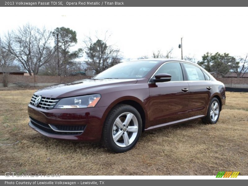 Opera Red Metallic / Titan Black 2013 Volkswagen Passat TDI SE